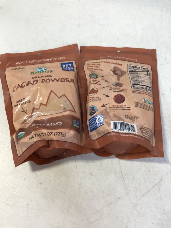 Photo 1 of 2 COUNT Natierra: Organic Cacao Powder Pouch, 8 Oz (2646985)