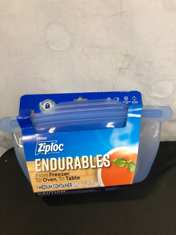 Photo 2 of Ziploc Endurables Container - Medium – 1ct/32 Fl Oz
