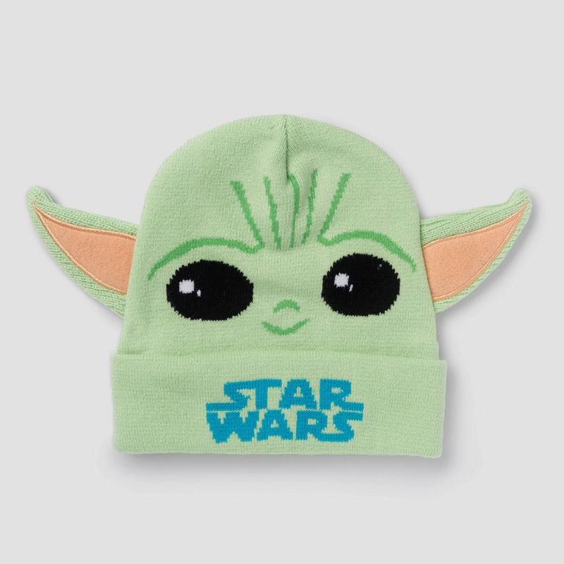 Photo 1 of Boys' Star Wars Baby Yoda 3D Beanie