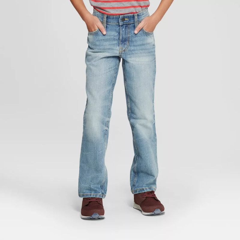 Photo 1 of Boys' Straight Fit Stretch Jeans - Cat & Jack  SIZE 8