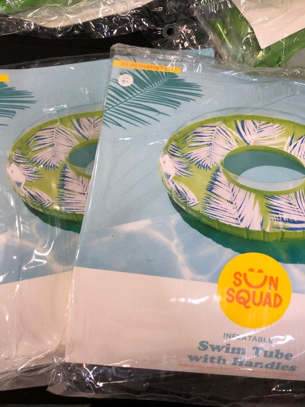 Photo 2 of 33 Swim Tube Tropical with Handles - Sun Squad  2 PCS