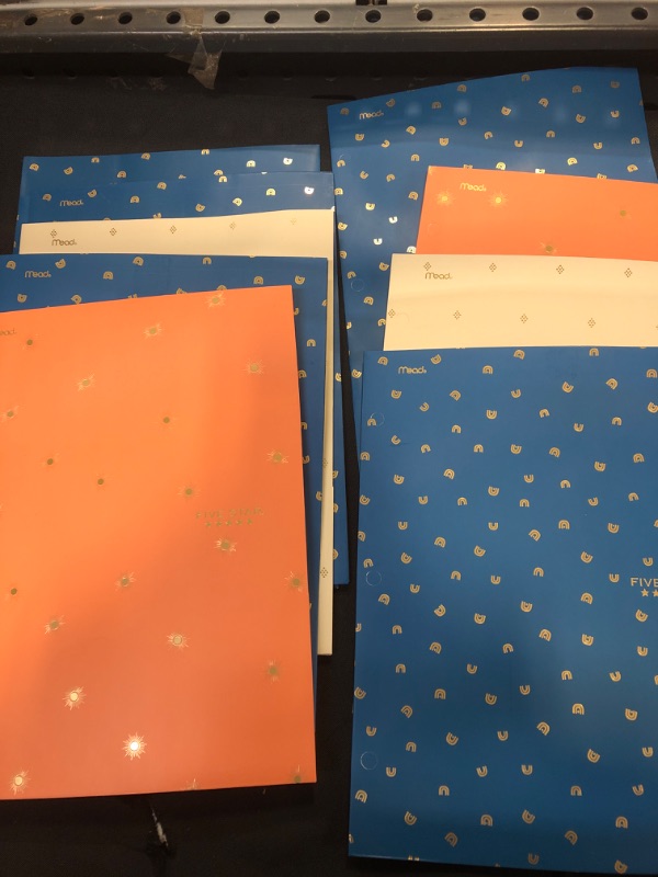 Photo 1 of 10 DIFFERENT FIVE STAR  COLORS FOLDERS 