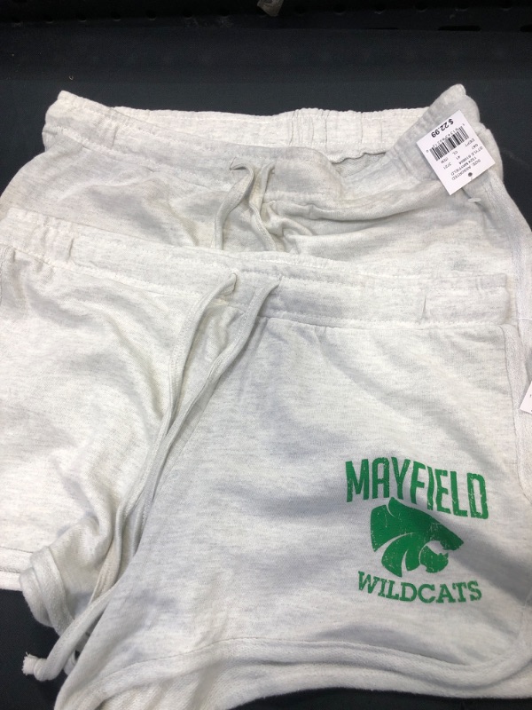 Photo 1 of 2 PARS MAYFIELD WILDCATS GRAY SHORTS 
L,L