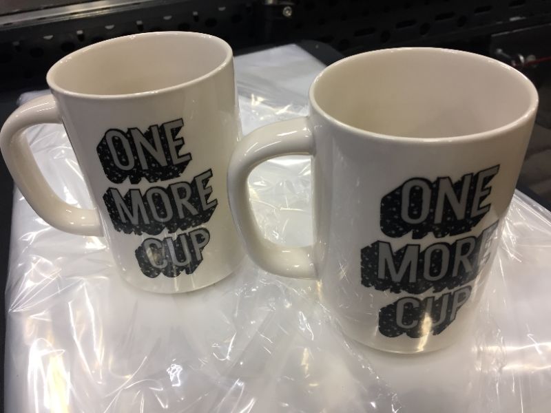Photo 2 of 16oz Stoneware One More Cup Mug - Room Essentials PACK OF 2
