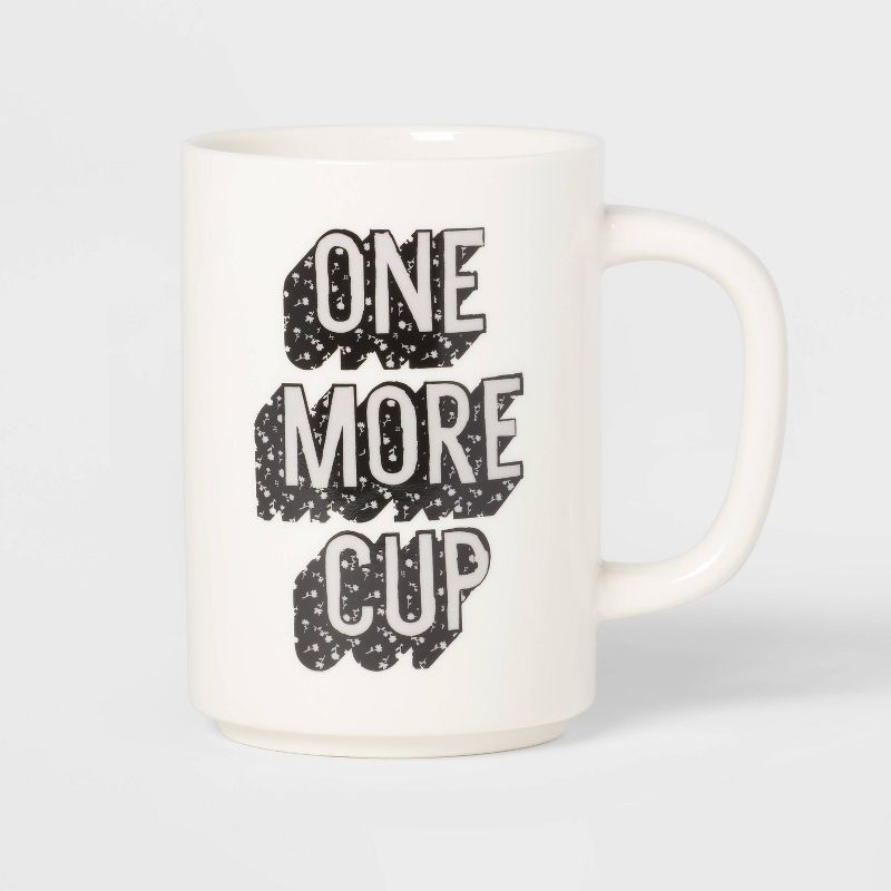 Photo 1 of 16oz Stoneware One More Cup Mug - Room Essentials PACK OF 2

