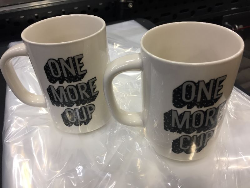 Photo 2 of 16oz Stoneware One More Cup Mug - Room Essentials PACK OF 2

