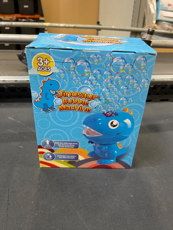 Photo 2 of Dinosaur Bubble Machine – 3500+ Per Minute Bubbles for Toddlers 1-3