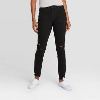 Photo 1 of Women's Mid-Rise Skinny Jeans - Universal Thread™ Black
SIZE 10
