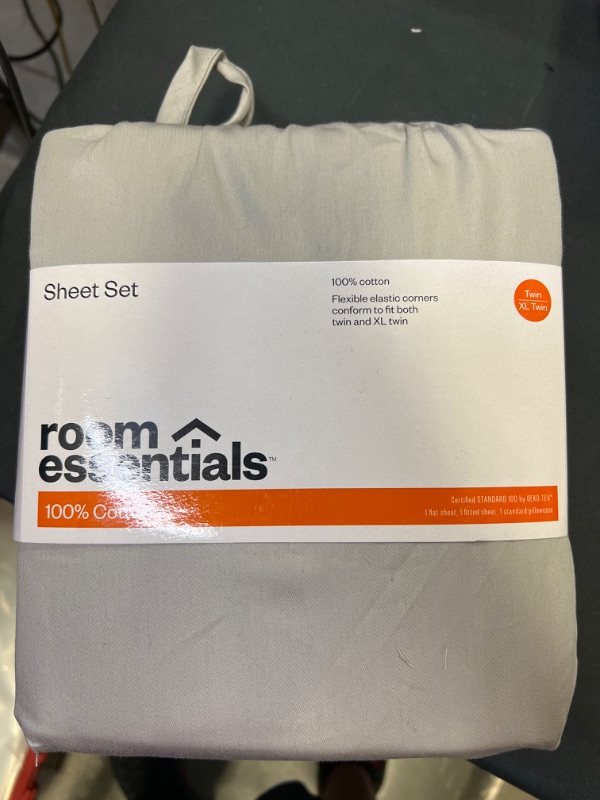 Photo 2 of 100% Cotton Sheet Set - Room Essentials™ TWIN - TWINXL