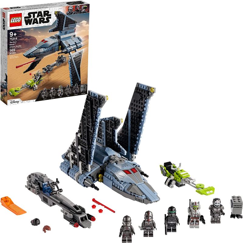 Photo 1 of LEGO Star Wars The Bad Batch Attack Shuttle 75314 Awesome Toy Building Kit with 5 Minifigures; New 2021 (969 Pieces)
