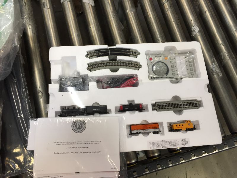 Photo 2 of Bachmann Trains - Whistle-Stop Special DCC Sound Value Ready to Run Electric Train Set - N Scale , Black
