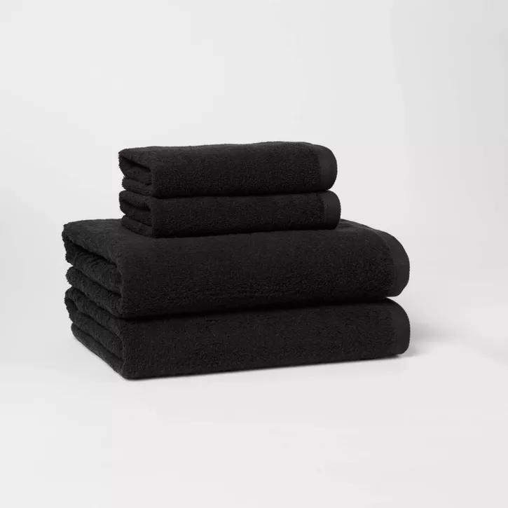 Photo 1 of 4pc Antimicrobial Bath Towel/Hand Towel Set - Room Essentials™

