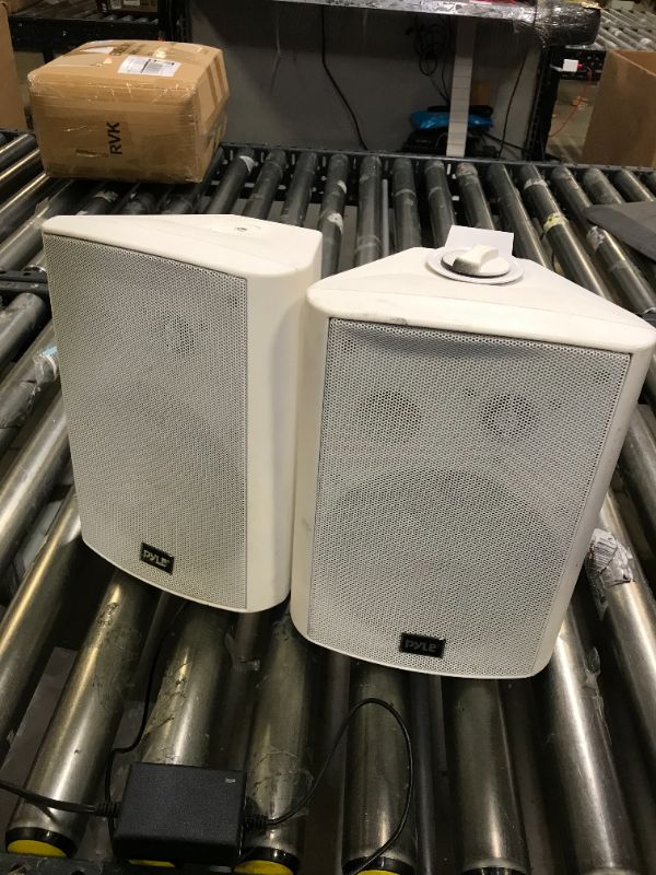 Photo 2 of Pyle Speaker System - 60 W RMS - Wireless Speaker(s) - Wall Mountable - White