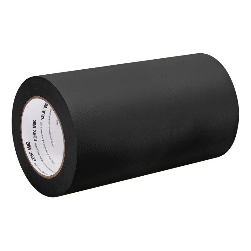 Photo 1 of 3M 3903 Black Vinyl Duct Tape, 50 yd. Length, 3" Width
