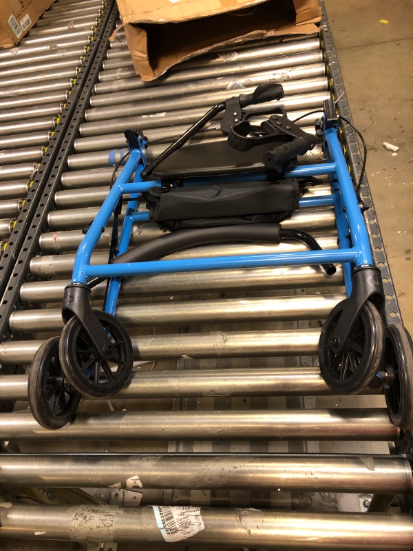 Photo 2 of  Lightweight Folding Steel Rollator Walker with 6-inch Wheels