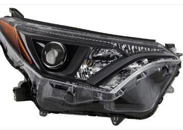 Photo 1 of ( OE ) Toyota RAV4 16-18 (Adventure Model only) Passenger Side Halogen Headlight - Low Beam-9012(Included) ; High Beam-9012(Included) ; Signal-7444NA(Included) - OE Black Right - PRO-JH-TRAV16A-OE-BK-R
