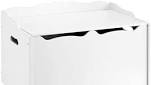 Photo 1 of Amazon Basics Wooden Kids' Toy Box Storage & Organization, White