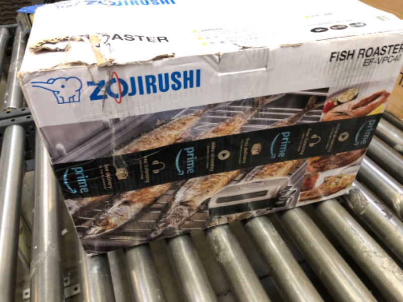 Photo 5 of Zojirushi America EF-VPC40 Fish Roaster, Metallic Gray
