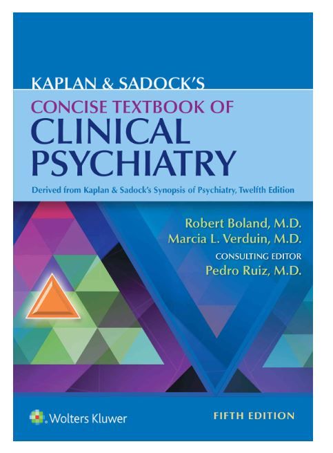 Photo 1 of Kaplan & Sadock's Concise Textbook of Clinical Psychiatry Fifth Edition ------- PAGES ARE BENT

