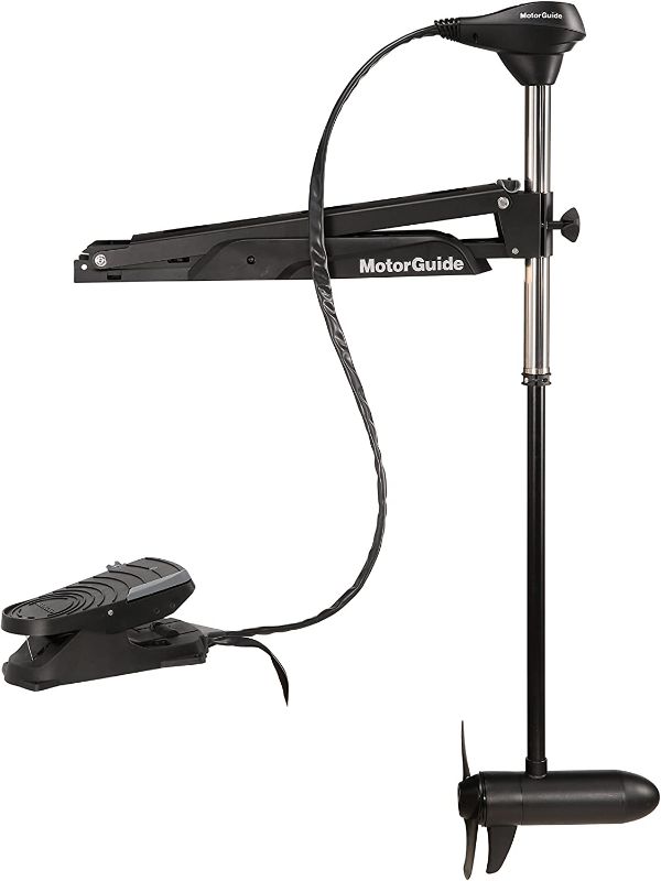 Photo 1 of MotorGuide 940200060 X3 Freshwater Bow Mount Trolling Motor — Cable Steer, Foot-Control — 45-Inch Shaft, 45-Pound Peak Thrust
