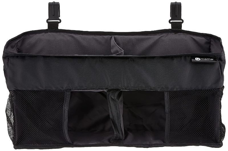 Photo 1 of 4moms Breeze Playard Diaper Caddy, Storage Basket for Diapers, Baby Wipes, and Organization, to Keep Essentials Within Reach, Black
