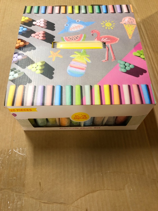 Photo 1 of 120pc Sidewalk Chalk - Sun Squad