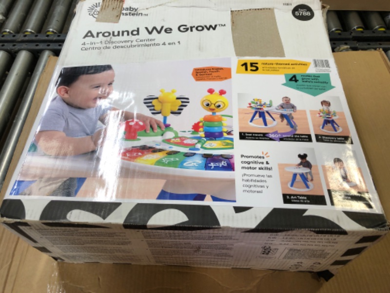 Photo 2 of Baby Einstein Around We Grow 4-in-1 Walk Around Discovery Activity Center Table ---- FACTORY SEALED