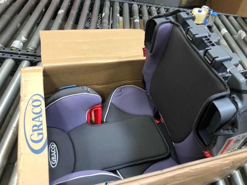 Photo 3 of Graco Affix High Back Booster Car Seat, Grapeade