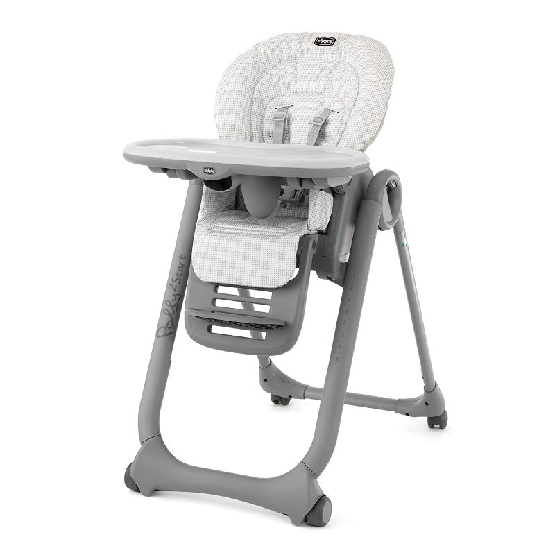 Photo 1 of Chicco Polly2Start Highchair - Pebble | Beige----IS USED ----- IS COMPLETE -----PUT TOGETHER OUT OF THE BOX 
