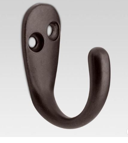 Photo 1 of 2----2pk Single prong Robe hooks Bronze - Room Essentials™

