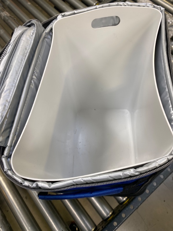 Photo 3 of Coleman 42-Can Soft Cooler with Removable Liner & Wheels---------zipper is broken ----inside has a minor bend and needs to be cleaned due to usage 
