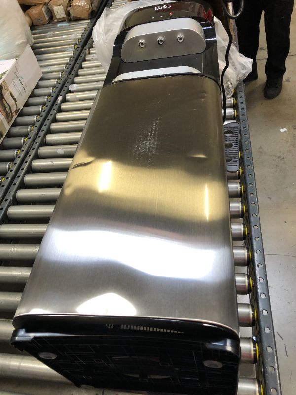 Photo 1 of Brio Bottom Loading Cooler Water Dispenser Essential Series  --- DAMAGED, DENTS AND SCUFFS --- POWERS ON CAN NOT TEST FOR FUNCTIONALITY