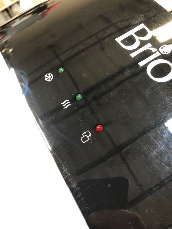 Photo 4 of Brio Bottom Loading Cooler Water Dispenser Essential Series  --- DAMAGED, DENTS AND SCUFFS --- POWERS ON CAN NOT TEST FOR FUNCTIONALITY