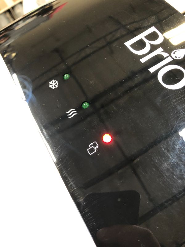 Photo 5 of Brio Bottom Loading Cooler Water Dispenser Essential Series  --- DAMAGED, DENTS AND SCUFFS --- POWERS ON CAN NOT TEST FOR FUNCTIONALITY