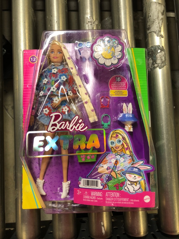 Photo 2 of Barbie Extra Doll and Pet, 7 Piece Set