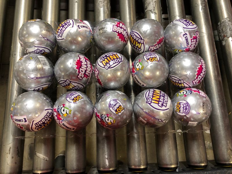 Photo 1 of 5 Surprise Mini Brands Series 3 Mystery Capsule Real Miniature Brands Collectible Toy --- PACK OF 15