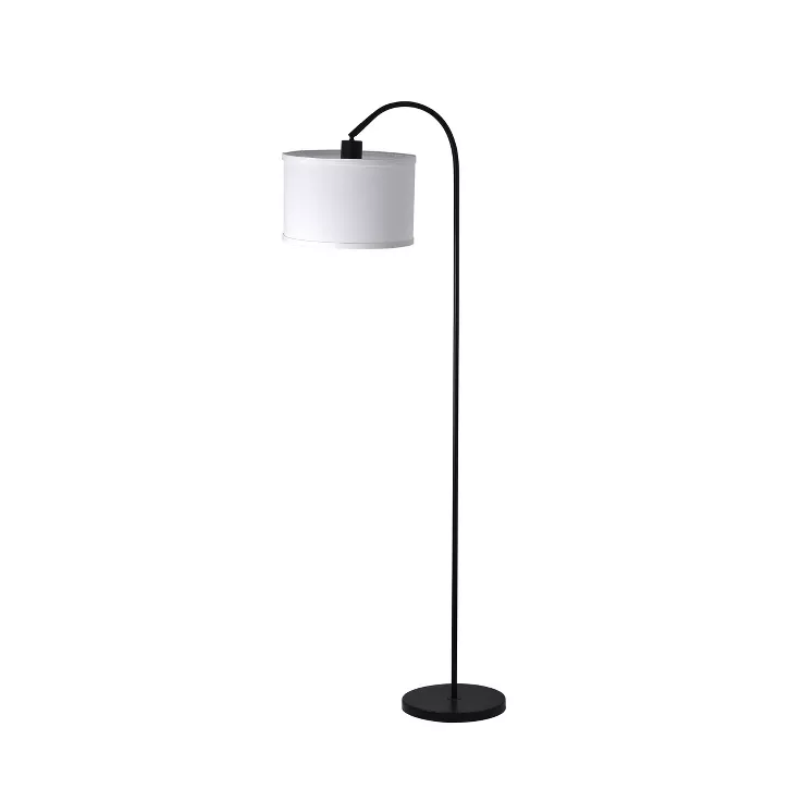 Photo 1 of Arc Floor Lamp Black - Room Essentials