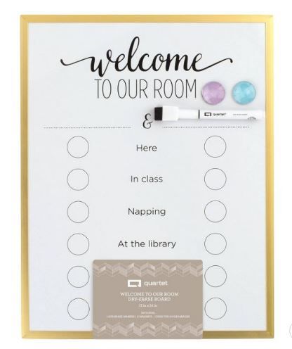 Photo 1 of 2-----11''x14'' Welcome To Our Room Board Gold - Quartet

