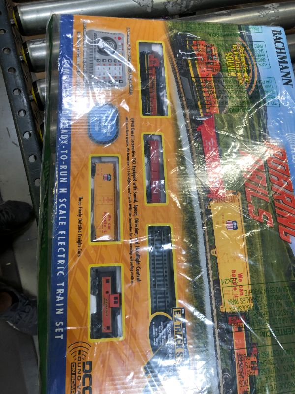 Photo 3 of Bachmann Trains - Roaring Rails DCC Sound Value Ready to Run Electric Train Set - N Scale   factory sealed 