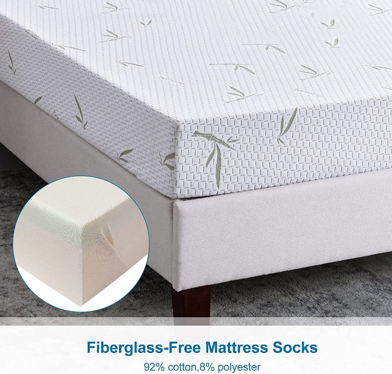 Photo 1 of 10" memory foam mattress bamboo twin xl