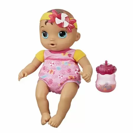 Photo 1 of Baby Alive Sweet ‘n Snuggly Baby, Soft-Bodied Washable Doll, Includes Bottle