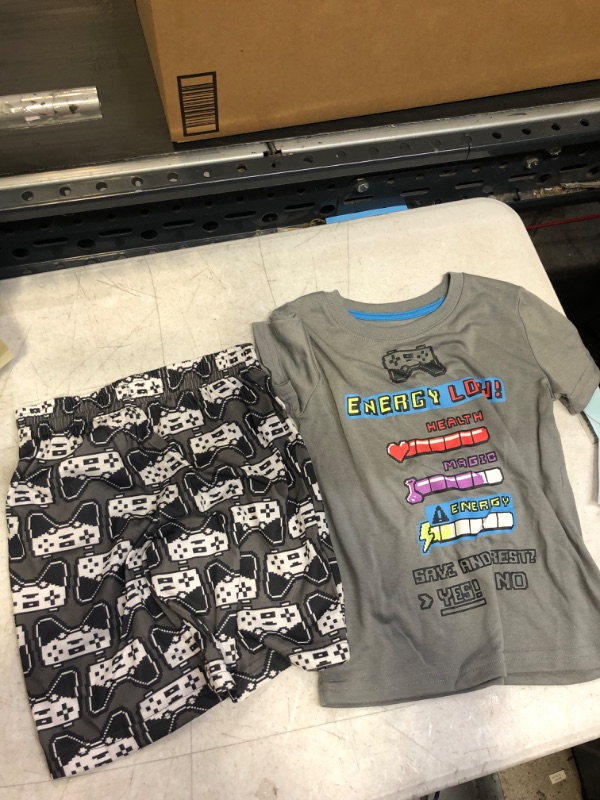 Photo 2 of Boys' 2pc Gamer Short Sleeve Pajama Set - Cat & Jack Gray XS