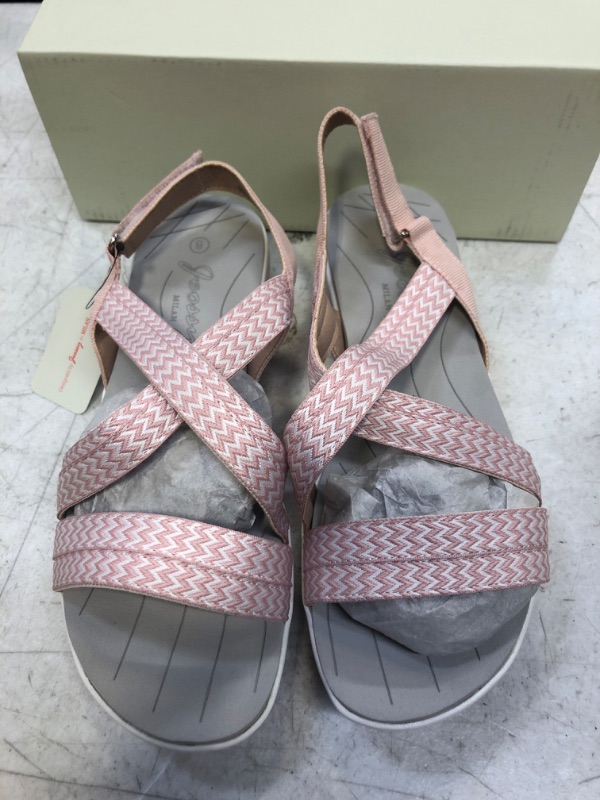 Photo 1 of  jeosse  wommen 860 espadrille sandals pink milan size 8