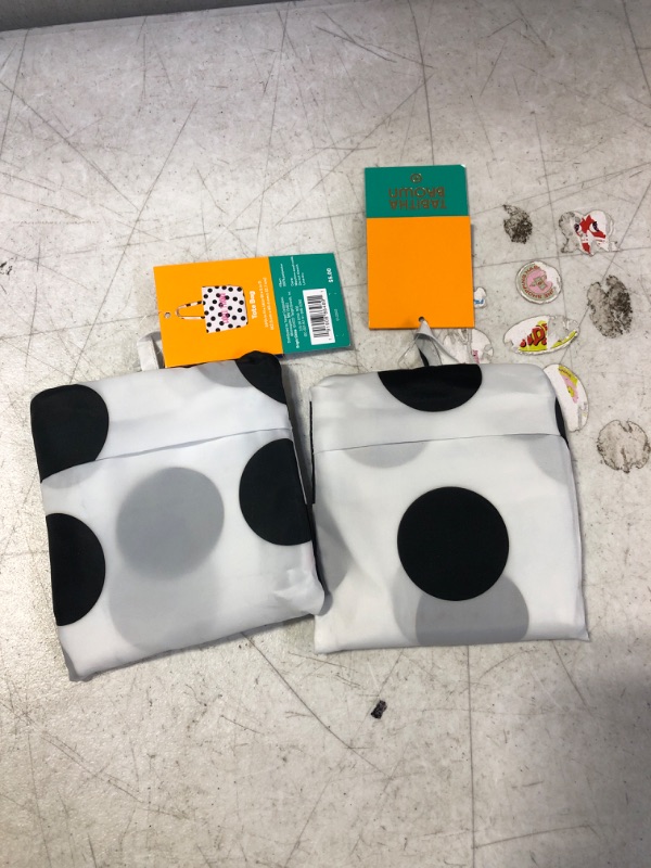 Photo 2 of 'Hello There' Dots Reusable Packable Tote - Tabitha for Target (2 COUNT)
