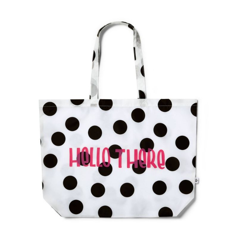 Photo 1 of 'Hello There' Dots Reusable Packable Tote - Tabitha for Target (2 COUNT)
