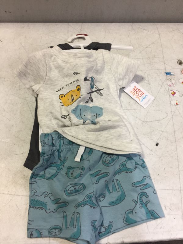 Photo 2 of Baby Boys' Safari Top & Bottom Set - Just One You® Made by Carter's Sage Blue 6M
