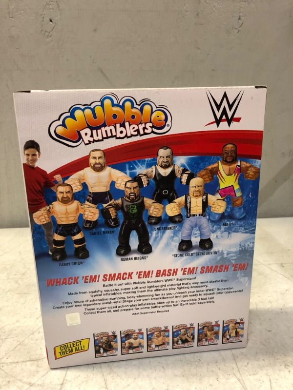 Photo 4 of Wubble Rumblers WWE Roman Reigns-Factory Sealed