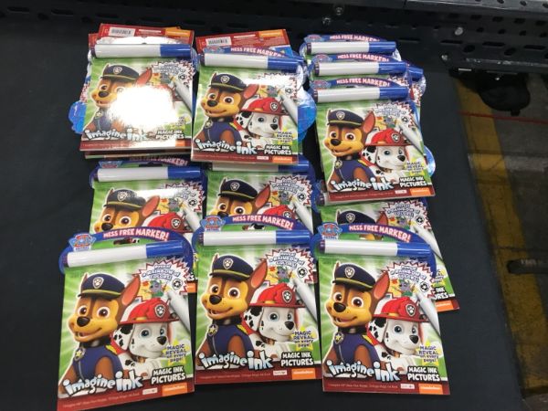 Photo 2 of 22 pcs Paw Patrol Imagine Ink Magic Ink Pictures w Magic Marker Mess Free
