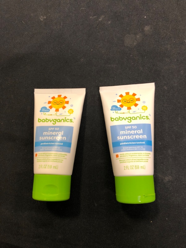Photo 2 of Babyganics Kids' Sunscreen Lotion 50 SPF - 2 Fl Oz - Packaging May Vary 2 pack 
