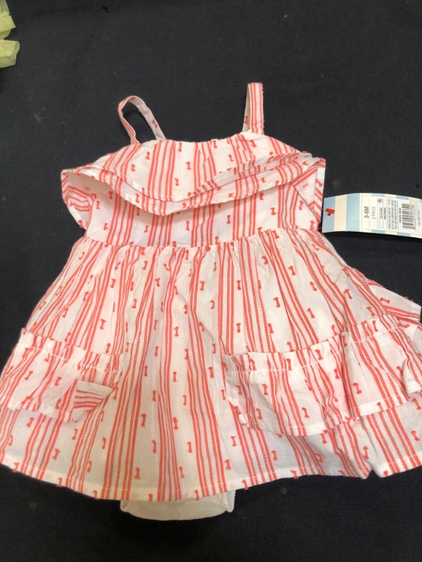 Photo 2 of Baby Girls' Texture Clipspot Dress - Cat & Jack™ Coral Pink size 3-6M